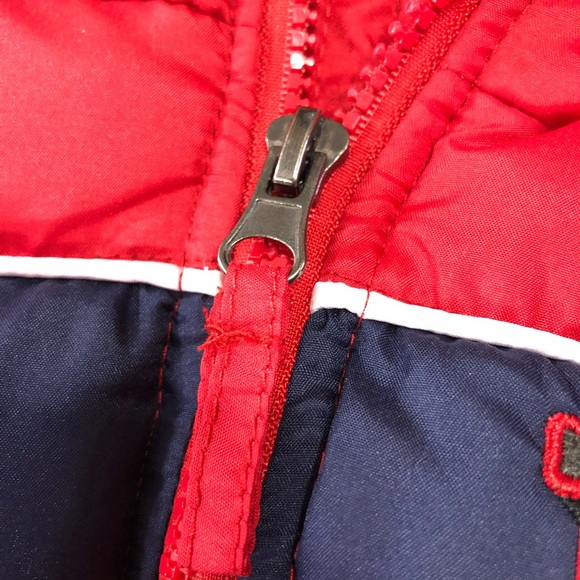 U.S. Polo Assn. Puffer Coat w/ Varsity Sleeves - Picture 7 of 8